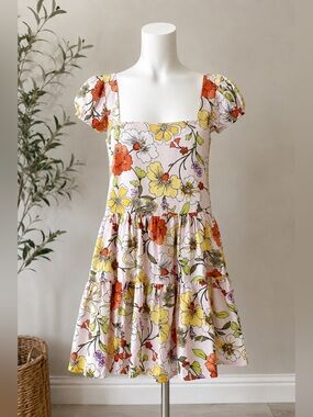 NWT Lottie & Holly Floral Baby Doll Dress